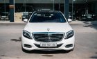 Mercedes-Benz S400 2017 - Ngoại thất màu trắng, nội thất màu nâu