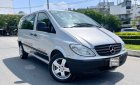 Mercedes-Benz 2006 - Nhâp Đức, máy dầu 9 chỗ hàng hiếm số sàn ít hao 100km 7 lít màu bạc nội thất