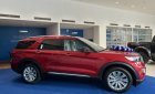 Ford Explorer 2022 - Tặng gói phụ kiện chính hãng, giảm tiền mặt, tặng BHTV - Xe giao ngay, màu đỏ. LH báo giá cạnh tranh