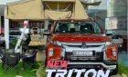 Mitsubishi Triton 2022 - Sẵn xe - Giao ngay màu cam. Khuyến mãi cực lớn