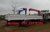 Xe tải 10000kg 2016 - Xe tải Trường Giang gắn cẩu, xe tải Dongfeng gắn cẩu UNIC 5 tấn, xe tải cẩu Dongfeng giá 1 tỷ 290 tr tại Hà Nội