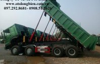 Xe tải Trên10tấn 2016 - Xe ben 4 chân Howo tải trọng 16-17 tấn thùng 14m3 tại Hà Nội 2015, 2016 giá 1 tỷ 375 tr tại Hà Nội