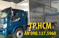Thaco OLLIN 900A 2016 - TP. HCM Ollin 900A sản xuất mới, màu xanh, giá 619tr thùng kín inox 430 giá 619 triệu tại Tp.HCM