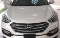 Hyundai Santa Fe 2.4L AT 2017 - Bán Hyundai Santa Fe 2.4L AT đời 2017, màu trắng giá 898 triệu tại Quảng Ngãi
