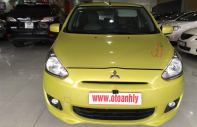 Mitsubishi Mirage 2014 - Cần bán xe Mitsubishi Mirage 2014, màu vàng, xe nhập, số tự động giá 365 triệu tại Phú Thọ