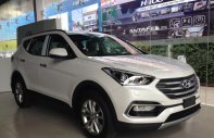 Hyundai Santa Fe 2.4 4x2 2017 - Bán ô tô Hyundai Santa Fe 2.4 4x2 đời 2018, màu trắng, 898tr giá 898 triệu tại Quảng Ngãi