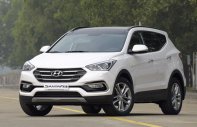 Hyundai Santa Fe 2018 - Cần bán xe Hyundai Santa Fe đời 2018, màu trắng giá 1 tỷ 70 tr tại Quảng Ngãi