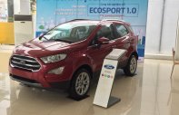 Ford EcoSport Titanium 1.5L AT 2018 - Bán ô tô Ford EcoSport 1.5 titanium full option đời 2018, màu đỏ đô, giá tốt 608tr LH 0974286009 giá 608 triệu tại Sơn La