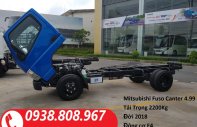 Mitsubishi Canter 4.99 2018 - Cần bán xe tải Nhật Bản Mitsubishi Canter 4.99 sản xuất 2018, xe mới 100% tại Tp. HCM. Liên hệ 0938808967 giá 585 triệu tại Tp.HCM