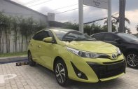 Toyota Yaris 1.5G 2018 - Bán Toyota Yaris 1.5G năm sản xuất 2018, màu vàng, nhập khẩu nguyên chiếc  giá 650 triệu tại Tiền Giang