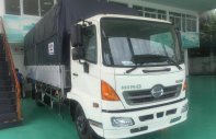Hino 500 Series 2017 - Bán xe tải mui bạt Hino 6 tấn thùng dài 5,6m đời 2017, màu trắng giá mềm giá 935 triệu tại Đà Nẵng
