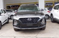 Hyundai Santa Fe 2.2  2019 - Bán ô tô Hyundai Santa Fe 2.2 dầu tiêu chuẩn năm sản xuất 2019, màu đen giá 1 tỷ 135 tr tại Đồng Tháp