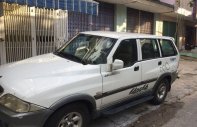 Ssangyong Musso 2003 - Cần bán gấp Ssangyong Musso sản xuất năm 2003, màu trắng, nhập khẩu giá 127 triệu tại Đà Nẵng