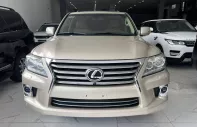 Lexus LX 570 2012 - Em đang có chiếc Lexus LX570 màu vàng cát bản xuất Mỹ , xe sản xuất năm 2012 xe còn nguyên bản. Xe đã lăn bánh 13 vạn Km giá 2 tỷ 250 tr tại Hà Nội