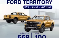 Ford Ranger 2024 - Bán xe Ford Ranger đời 2024 giảm 100% LPTB giá 669 triệu tại Tp.HCM