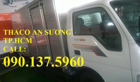 Kia K3000S 2015 - TP. HCM, bán xe tải Kia 1T4, thùng kín inox 430, cửa hông