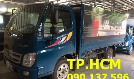 Thaco OLLIN 345 2017 - Tp. HCM Thaco Ollin 345 2017, màu xanh, 305 triệu, thùng mui bạt inox 304