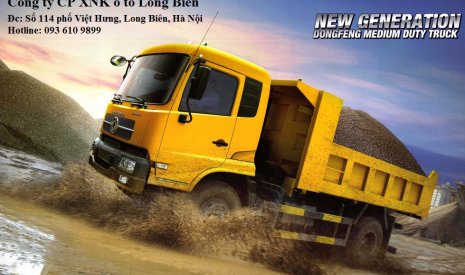 Dongfeng (DFM) 2,5 tấn - dưới 5 tấn 2017 - Bán xe Ben Dongfeng Hoàng Huy 8 tấn, bán xe Dongfeng Hoàng Huy