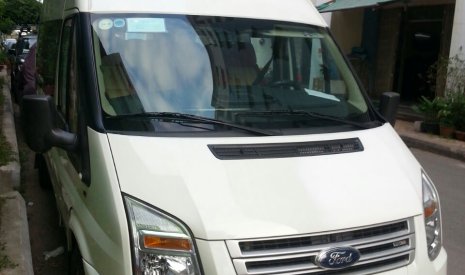 Ford Transit MID 2015 - Bán Ford Transit MID đăng ký 2015, màu trắng còn mới, giá 600tr