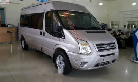 Ford Transit   Luxury   2015 - Bán Ford Transit Luxury cuối đời 2015 màu bạc, xe chạy ít, máy êm