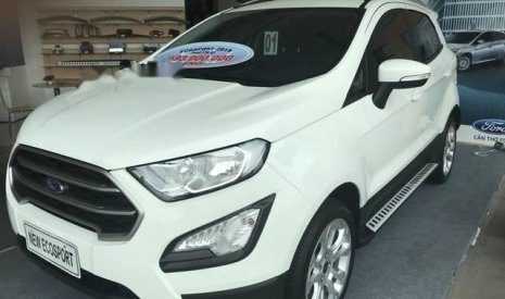 Ford EcoSport   1.5  2018 - Bán xe Ford EcoSport 1.5 sản xuất năm 2018, màu trắng, giá 593tr