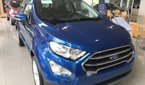 Ford EcoSport 1.5 AT Titanium  2018 - Bán Ford EcoSport sản xuất năm 2018, màu xanh lam, 633tr