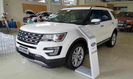 Ford Explorer  Limited Awd 2017 - Thanh lý Explorer 2 của Tổng Giám Đốc đi, năm 2017, đăng ký 2/2018, màu trắng, xe nhập