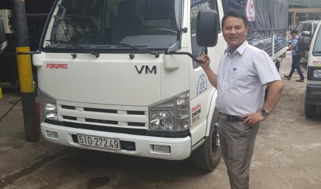 Xe tải 1,5 tấn - dưới 2,5 tấn 2018 - Thanh lý xe Isuzu 1 tấn 9 euro4, xe tải nhẹ thùng dài 6m2