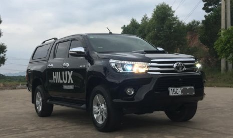 Toyota Hilux G 2015 - Bán xe Toyota Hilux G năm 2015, màu đen, nhập khẩu
