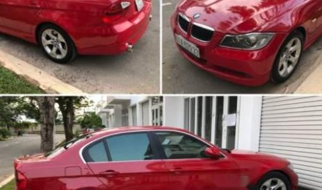 BMW 3 Series  320i  2009 - Cần bán BMW 320i năm 2009 nhập khẩu Đức, xe màu đỏ, ghế da màu kem