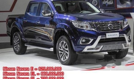 Nissan Navara EL 2018 - Bán ô tô Nissan Navara EL đời 2018, màu xanh lam, nhập khẩu Thái, giá 669tr