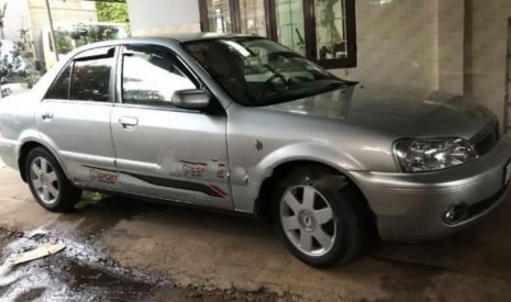 Ford Laser GHIA 1.8 MT  2003 - Bán xe cũ Ford Laser GHIA 1.8 MT năm 2003, màu bạc