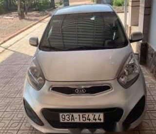 Kia Morning   2014 - Cần bán lại xe Kia Morning năm sản xuất 2014, màu bạc số sàn, 215 triệu