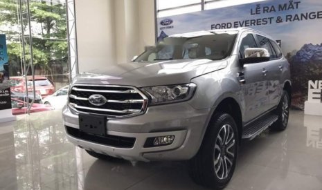 Ford Everest  Ambiente 2.0 MT 4x2 2019 - Bán Ford Everest 2019, màu bạc, nhập khẩu