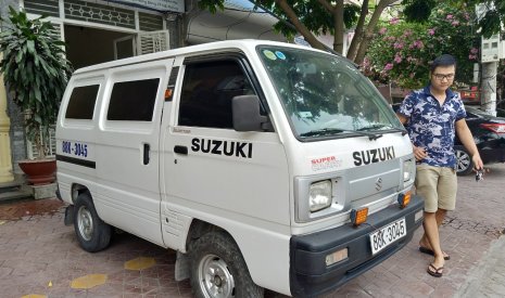 Suzuki Super Carry Van 2009 - Cần bán xe Suzuki Super Carry Van 2009, màu trắng, 155tr