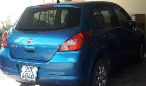 Nissan Tiida   2008 - Cần bán gấp Nissan Tiida đời 2008, màu xanh lam, xe nhập