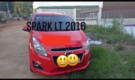 Chevrolet Spark   2016 - Bán Chevrolet Spark sản xuất năm 2016, màu đỏ, giá 280tr