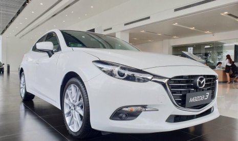 Mazda 3 1.5 Luxury  2019 - Mazda Kiên Giang - Cần bán xe Mazda 3 1.5 Luxury 2019, màu trắng, giá tốt