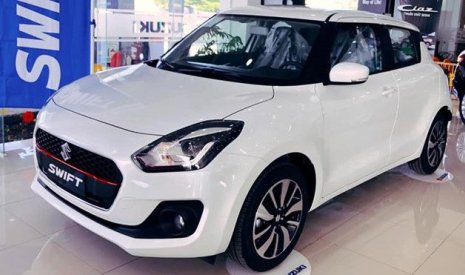 Suzuki Swift GLX 2019 - Suzuki Sài Gòn Ngôi Sao - Cần bán xe Suzuki Swift GLX sản xuất 2019, màu trắng