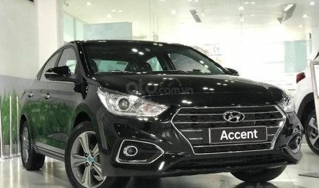 Hyundai Accent 1.4 AT 2020 - Bán ô tô Hyundai Accent 1.4 AT đời 2020, màu đen, giá tốt nhất
