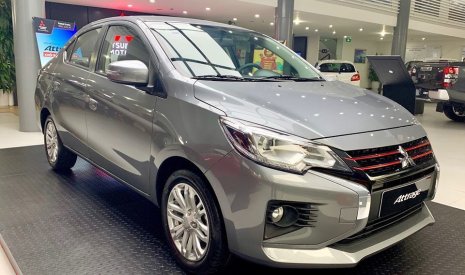 Mitsubishi Attrage 1.2 CVT 2020 - Cần bán xe Mitsubishi Attrage 1.2 CVT đời 2020, màu xám, nhập khẩu nguyên chiếc
