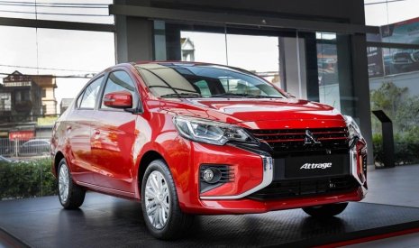 Mitsubishi Attrage 2020 - Bán ô tô Mitsubishi Attrage đời 2020, màu đỏ, số sàn, nhập Thái